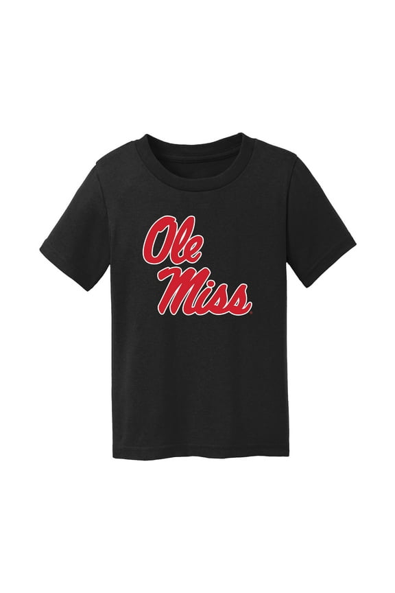 Toddler Chad & Jake  Black Ole Miss Rebels Logo T-Shirt