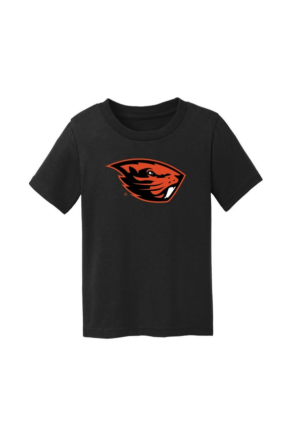 Toddler Chad & Jake  Black Oregon State Beavers Logo T-Shirt