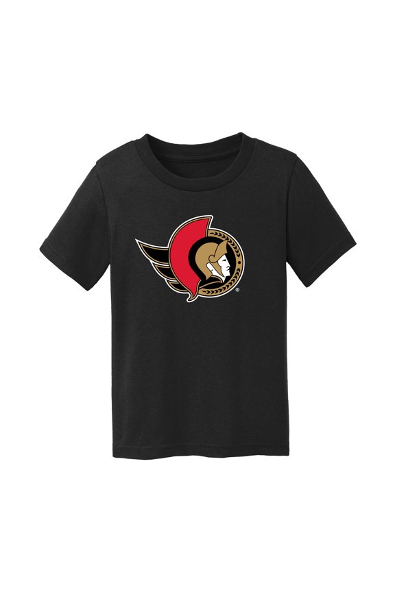 Toddler Chad & Jake Black Ottawa Senators Primary Logo T-Shirt