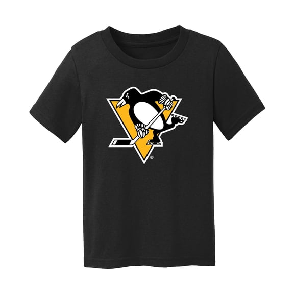 Toddler Chad & Jake Black Pittsburgh Penguins Primary Logo T-Shirt