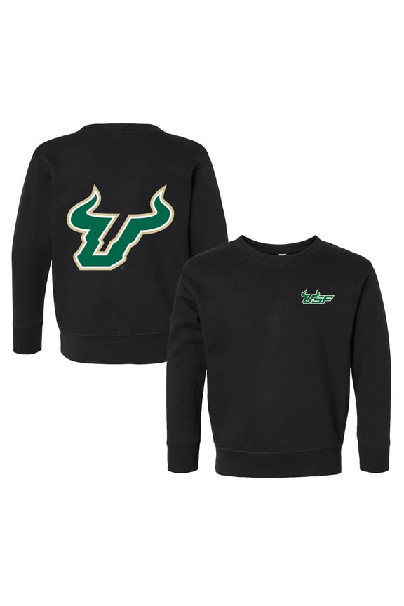 Toddler Chad & Jake Black South Florida Bulls Logo Pullover Sweatshirt
