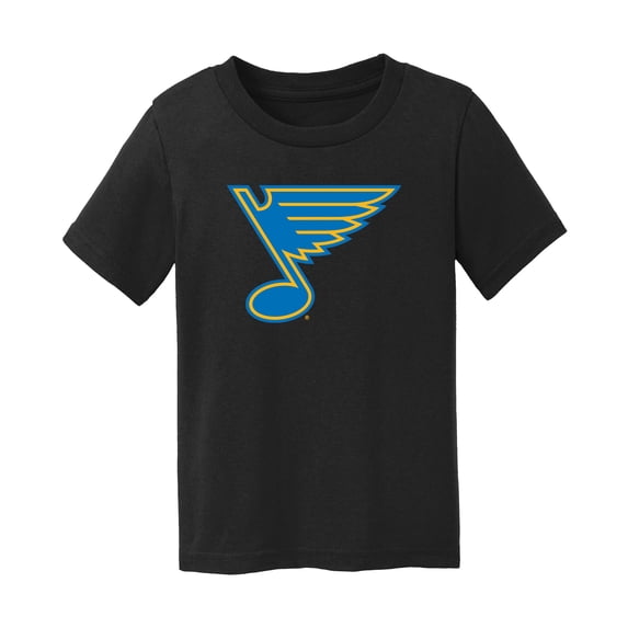 Toddler Chad & Jake Black St. Louis Blues Primary Logo T-Shirt