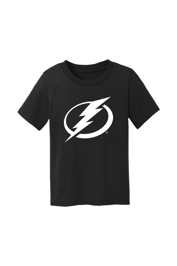 Toddler Chad & Jake Black Tampa Bay Lightning Primary Logo T-Shirt