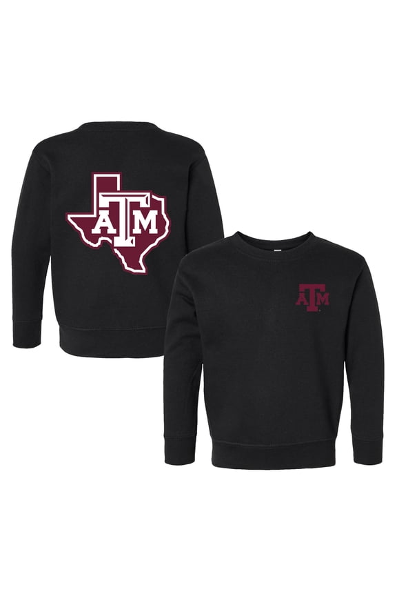 Toddler Chad & Jake Black Texas A&M Aggies Logo Sweatshirt
