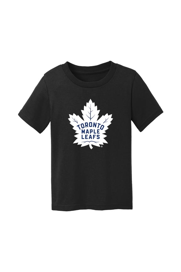 Toddler Chad & Jake Black Toronto Maple Leafs Primary Logo T-Shirt
