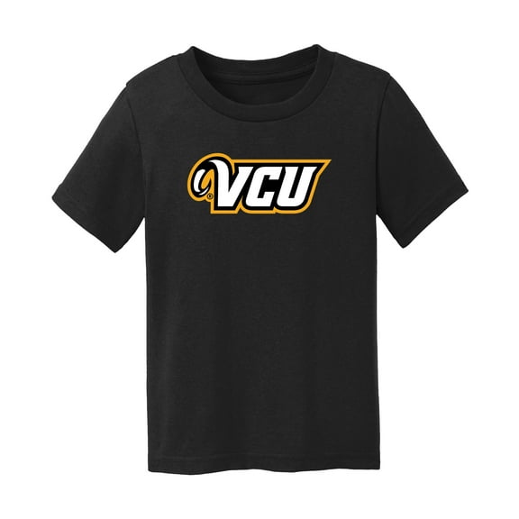 Toddler Chad & Jake Black VCU Rams Primary Logo T-Shirt