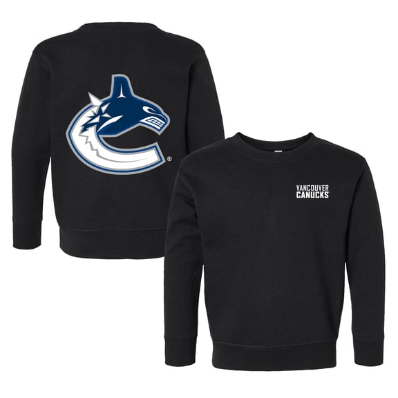 Toddler Chad & Jake Black Vancouver Canucks Pullover Sweatshirt