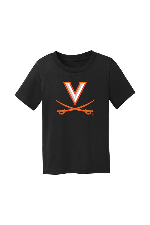 Toddler Chad & Jake Black Virginia Cavaliers Logo T-Shirt