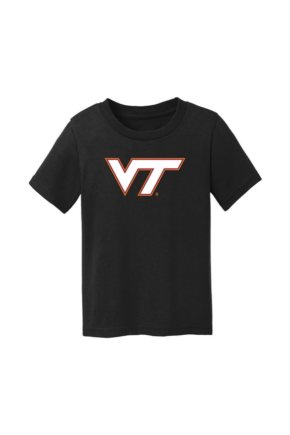 Toddler Chad & Jake Black Virginia Tech Hokies Logo T-Shirt