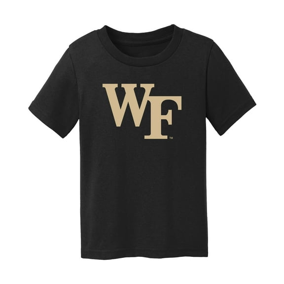 Toddler Chad & Jake Black Wake Forest Demon Deacons Primary Logo T-Shirt