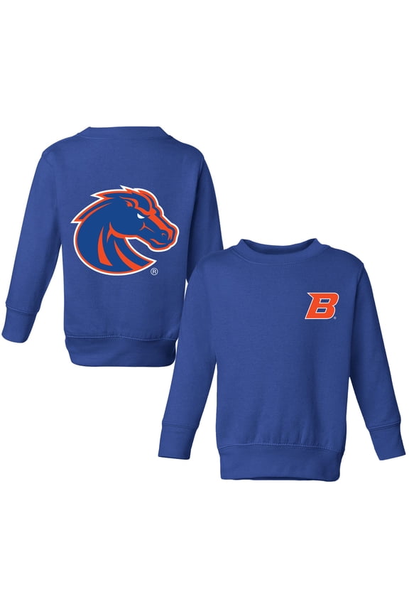 Toddler Chad & Jake Blue Boise State Broncos Logo Sweatshirt