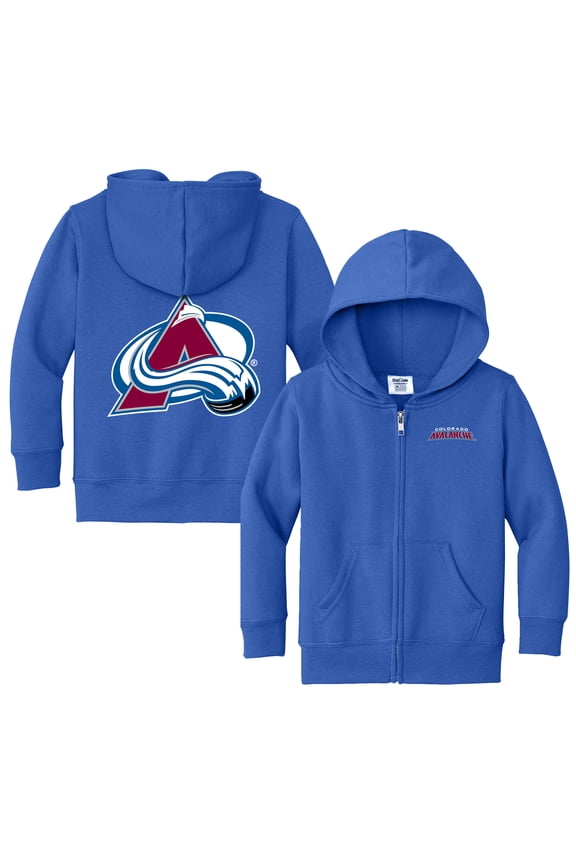 Toddler Chad & Jake Blue Colorado Avalanche Logo Full-Zip Hoodie Jacket