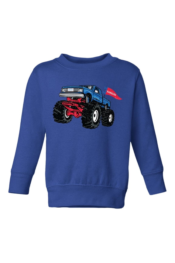 Toddler Chad & Jake Blue New York Rangers Monster Truck Sweatshirt
