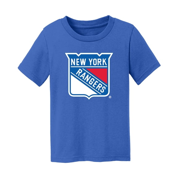 Toddler Chad & Jake Blue New York Rangers Primary Logo T-Shirt