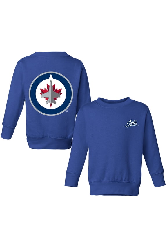 Toddler Chad & Jake Blue Winnipeg Jets Pullover Sweatshirt