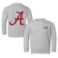 thumbnail image 1 of Toddler Chad & Jake Heather Gray Alabama Crimson Tide Logo Pullover Sweatshirt, 1 of 1