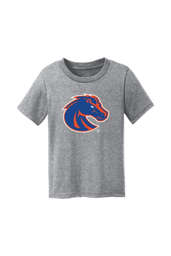 Toddler Chad & Jake Heather Gray Boise State Broncos Primary Logo T-Shirt