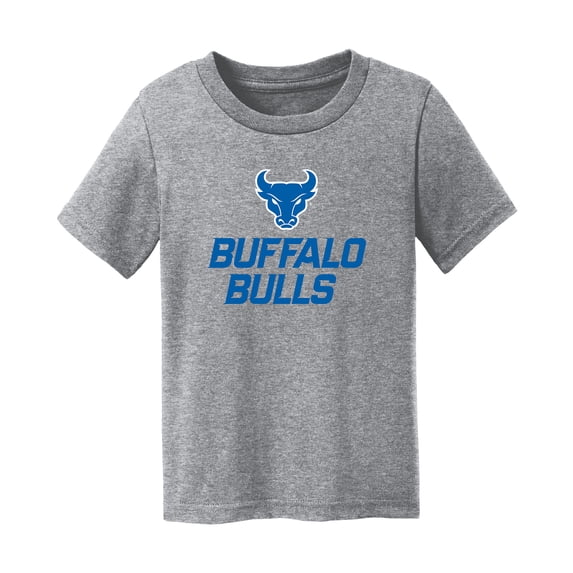Toddler Chad & Jake Heather Gray Buffalo Bulls Logo T-Shirt