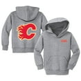thumbnail image 1 of Toddler Chad & Jake Heather Gray Calgary Flames Pullover Hoodie, 1 of 1