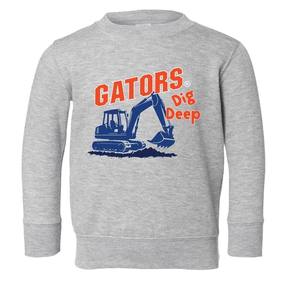 Toddler Chad & Jake Heather Gray Florida Gators Digger Sweatshirt
