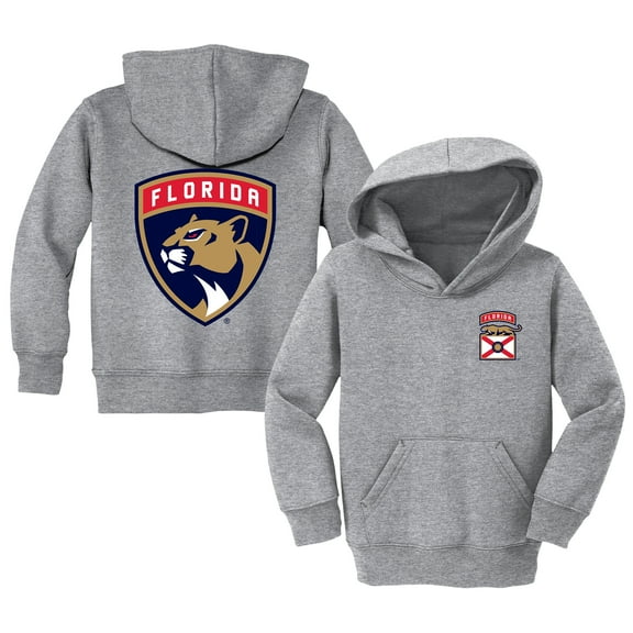 Toddler Chad & Jake Heather Gray Florida Panthers Pullover Hoodie
