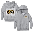 thumbnail image 1 of Toddler Chad & Jake Heather Gray Missouri Tigers Retro Full-Zip Hoodie, 1 of 1