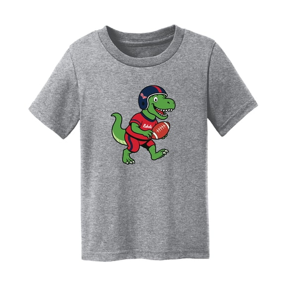 Toddler Chad & Jake Heather Gray Ole Miss Rebels Dinosaur T-Shirt