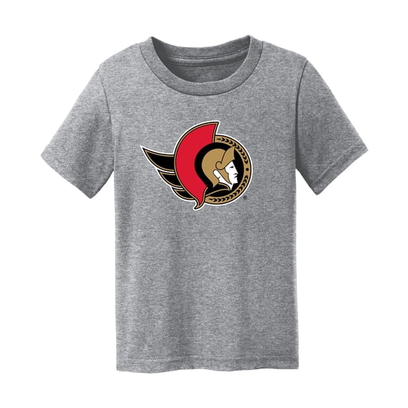 Toddler Chad & Jake Heather Gray Ottawa Senators Primary Logo T-Shirt