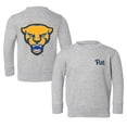 thumbnail image 1 of Toddler Chad & Jake Heather Gray Pitt Panthers Primary Logo Pullover Sweatshirt, 1 of 1