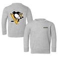 thumbnail image 1 of Toddler Chad & Jake Heather Gray Pittsburgh Penguins Pullover Sweatshirt, 1 of 1