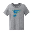 thumbnail image 1 of Toddler Chad & Jake Heather Gray St. Louis Blues Primary Logo T-Shirt, 1 of 1