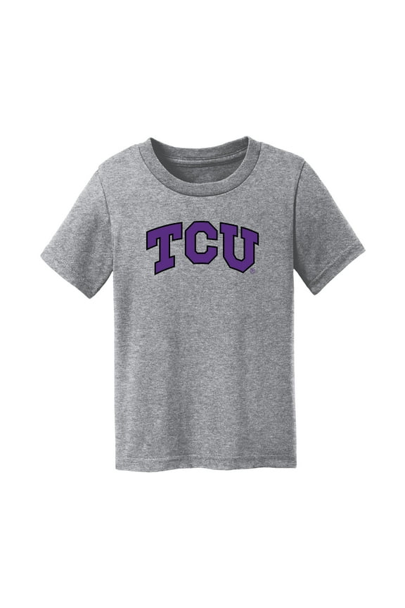 Toddler Chad & Jake Heather Gray TCU Horned Frogs Primary Logo T-Shirt