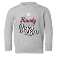 thumbnail image 1 of Toddler Chad & Jake Heather Gray Texas A&M Aggies Big Bro Sweatshirt, 1 of 1