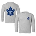 thumbnail image 1 of Toddler Chad & Jake Heather Gray Toronto Maple Leafs Pullover Sweatshirt, 1 of 1