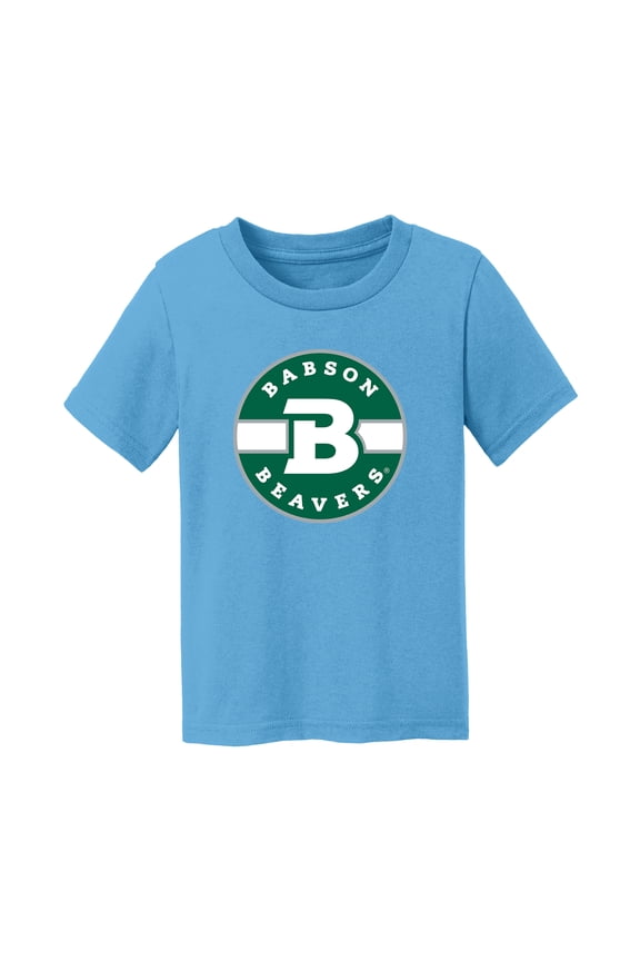 Toddler Chad & Jake Light Blue Babson Beavers Logo T-Shirt