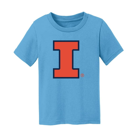 Toddler Chad & Jake Light Blue Illinois Fighting Illini Logo T-Shirt