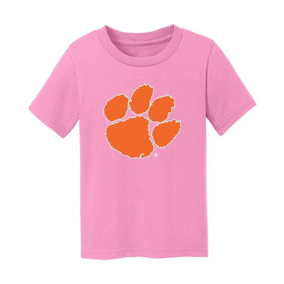 Toddler Chad & Jake Light Pink Clemson Tigers Logo T-Shirt