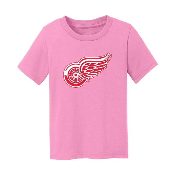 Toddler Chad & Jake Light Pink Detroit Red Wings Primary Logo T-Shirt