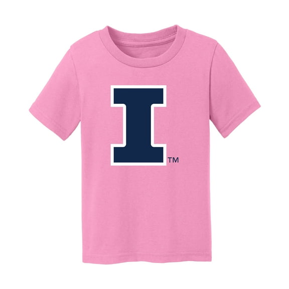 Toddler Chad & Jake Light Pink Illinois Fighting Illini Logo T-Shirt