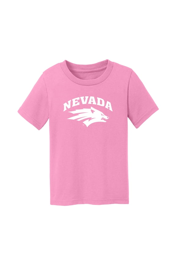 Toddler Chad & Jake  Light Pink Nevada Wolf Pack Logo T-Shirt