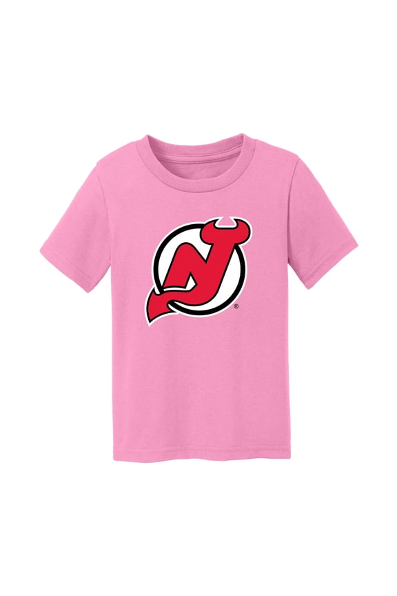 Toddler Chad & Jake Light Pink New Jersey Devils Primary Logo T-Shirt