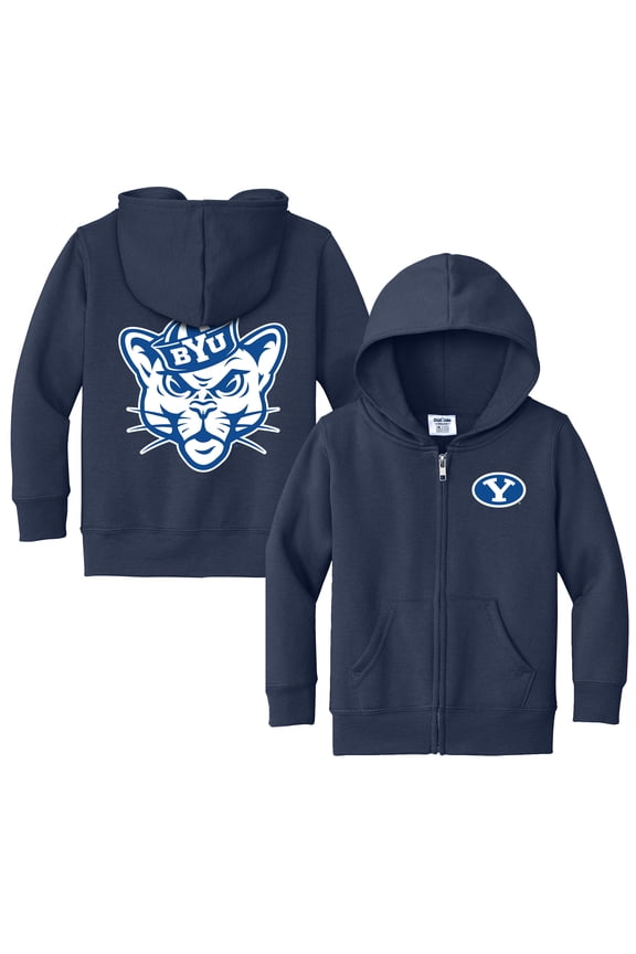 Toddler Chad & Jake  Navy BYU Cougars Logo Full-Zip Hoodie Jacket
