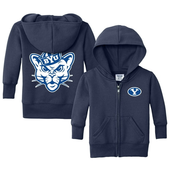 Toddler Chad & Jake Navy BYU Cougars Logo Full-Zip Hoodie Jacket