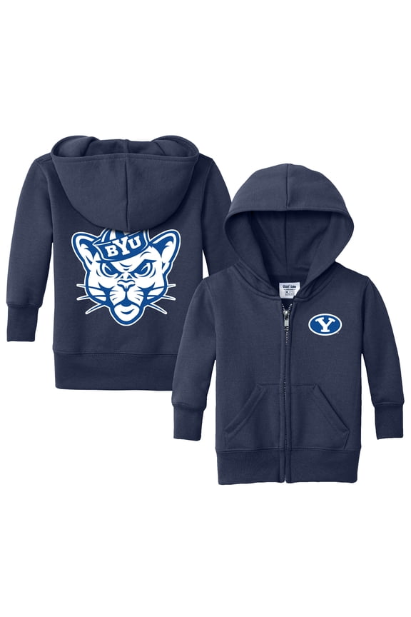 Toddler Chad & Jake  Navy BYU Cougars Logo Full-Zip Hoodie Jacket
