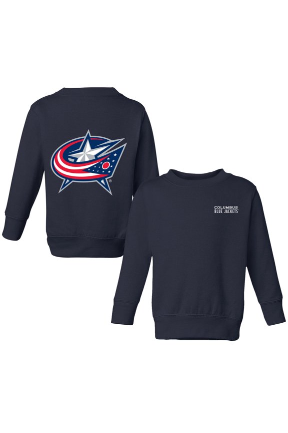 Toddler Chad & Jake Navy Columbus Blue Jackets Pullover Sweatshirt