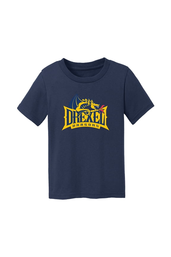 Toddler Chad & Jake Navy Drexel Dragons Logo T-Shirt