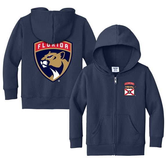 Toddler Chad & Jake Navy Florida Panthers Logo Full-Zip Hoodie Jacket