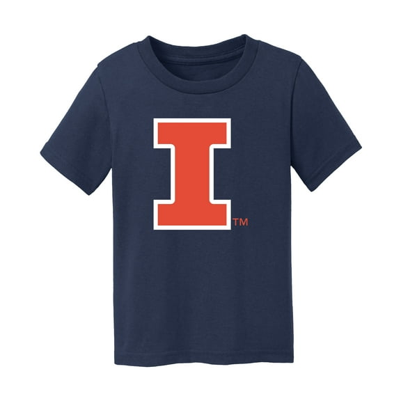 Toddler Chad & Jake Navy Illinois Fighting Illini Logo T-Shirt