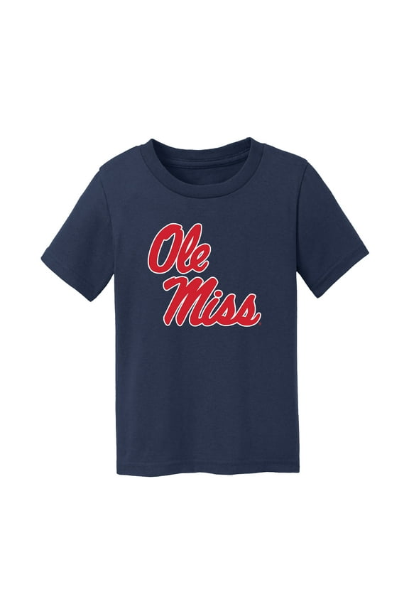 Toddler Chad & Jake Navy Ole Miss Rebels Logo T-Shirt