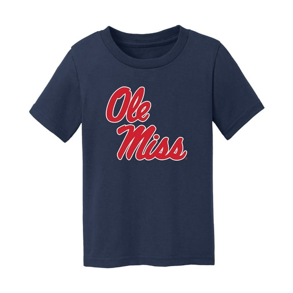 Toddler Chad & Jake Navy Ole Miss Rebels Logo T-Shirt